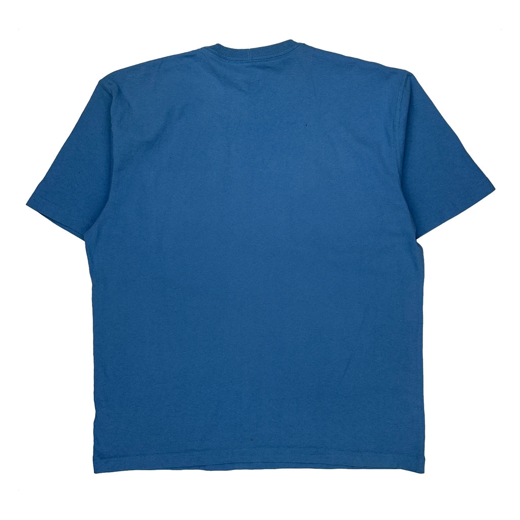 Carhartt T-Shirt - Large Blue Cotton - Image 2