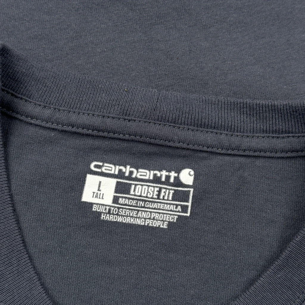 Carhartt T-Shirt - Large Blue Cotton - Image 3