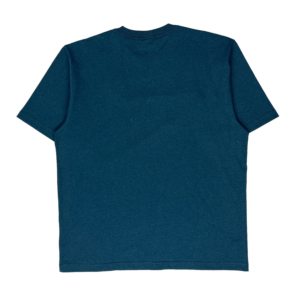 Carhartt T-Shirt - Large Blue Cotton - Image 2