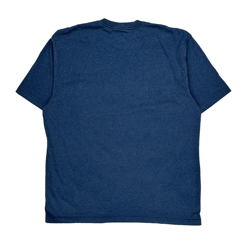 Carhartt T-Shirt - Large Blue Cotton - Image 2
