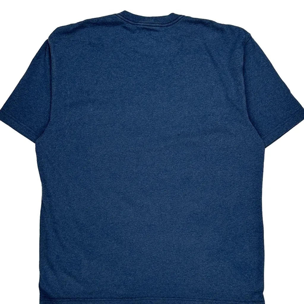 Carhartt T-Shirt - Large Blue Cotton - Image 7
