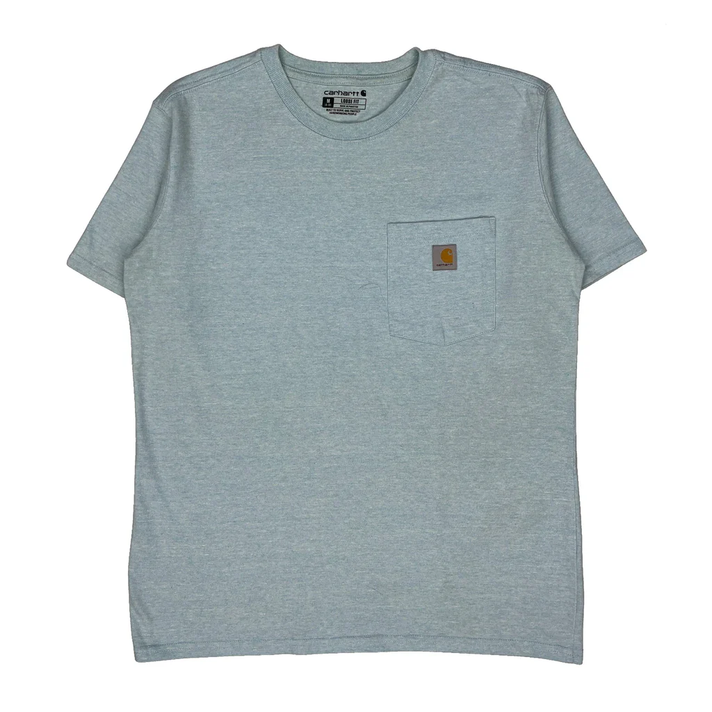 Carhartt T-Shirt - Medium Blue Cotton