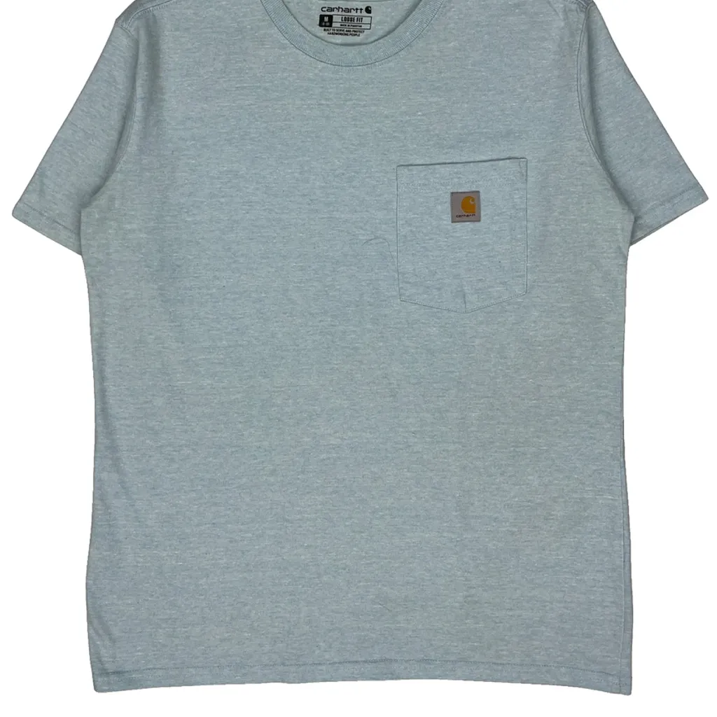Carhartt T-Shirt - Medium Blue Cotton - Image 4