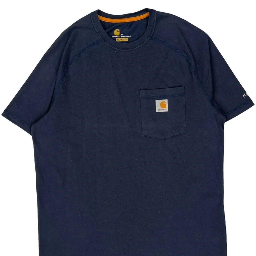 Carhartt T-Shirt - Medium Blue Cotton - Image 5