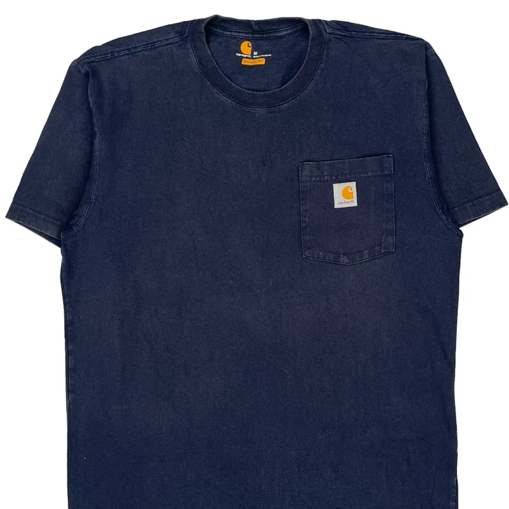 Carhartt T-Shirt - Medium Blue Cotton - Image 5