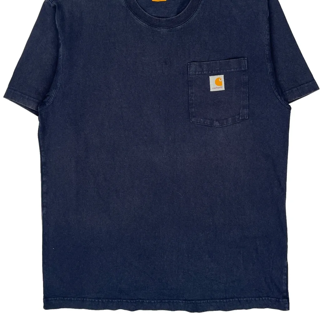 Carhartt T-Shirt - Medium Blue Cotton - Image 6