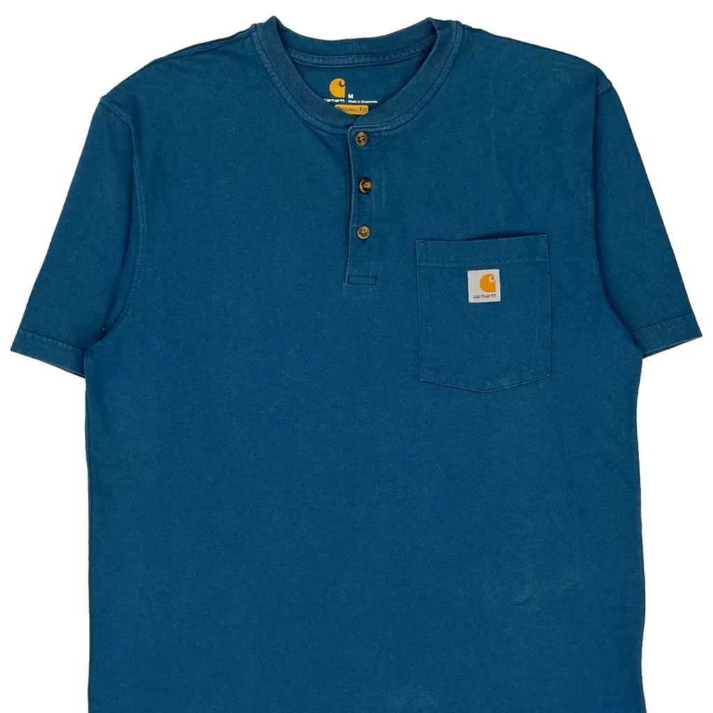 Carhartt T-Shirt - Medium Blue Cotton - Image 4