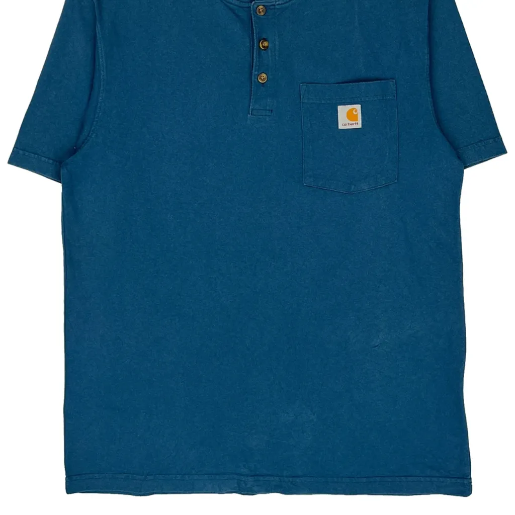 Carhartt T-Shirt - Medium Blue Cotton - Image 5