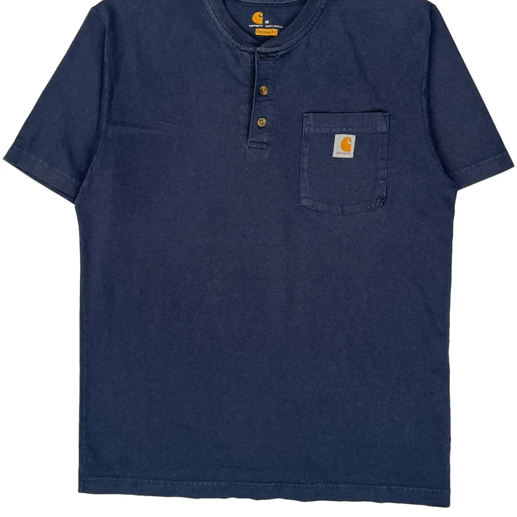 Carhartt T-Shirt - Medium Blue Cotton - Image 4