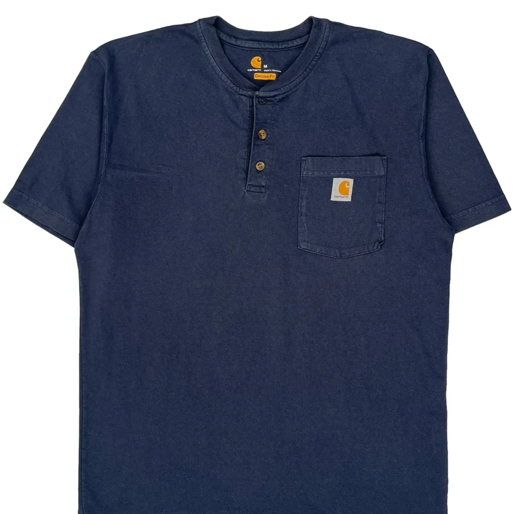 Carhartt T-Shirt - Medium Blue Cotton - Image 5