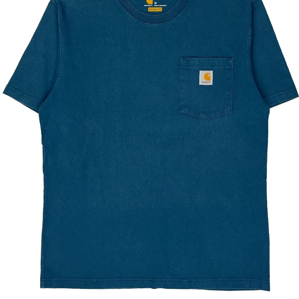Carhartt T-Shirt - Medium Blue Cotton - Image 5