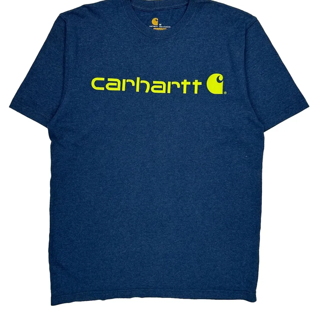 Carhartt T-Shirt - Medium Blue Cotton - Image 4