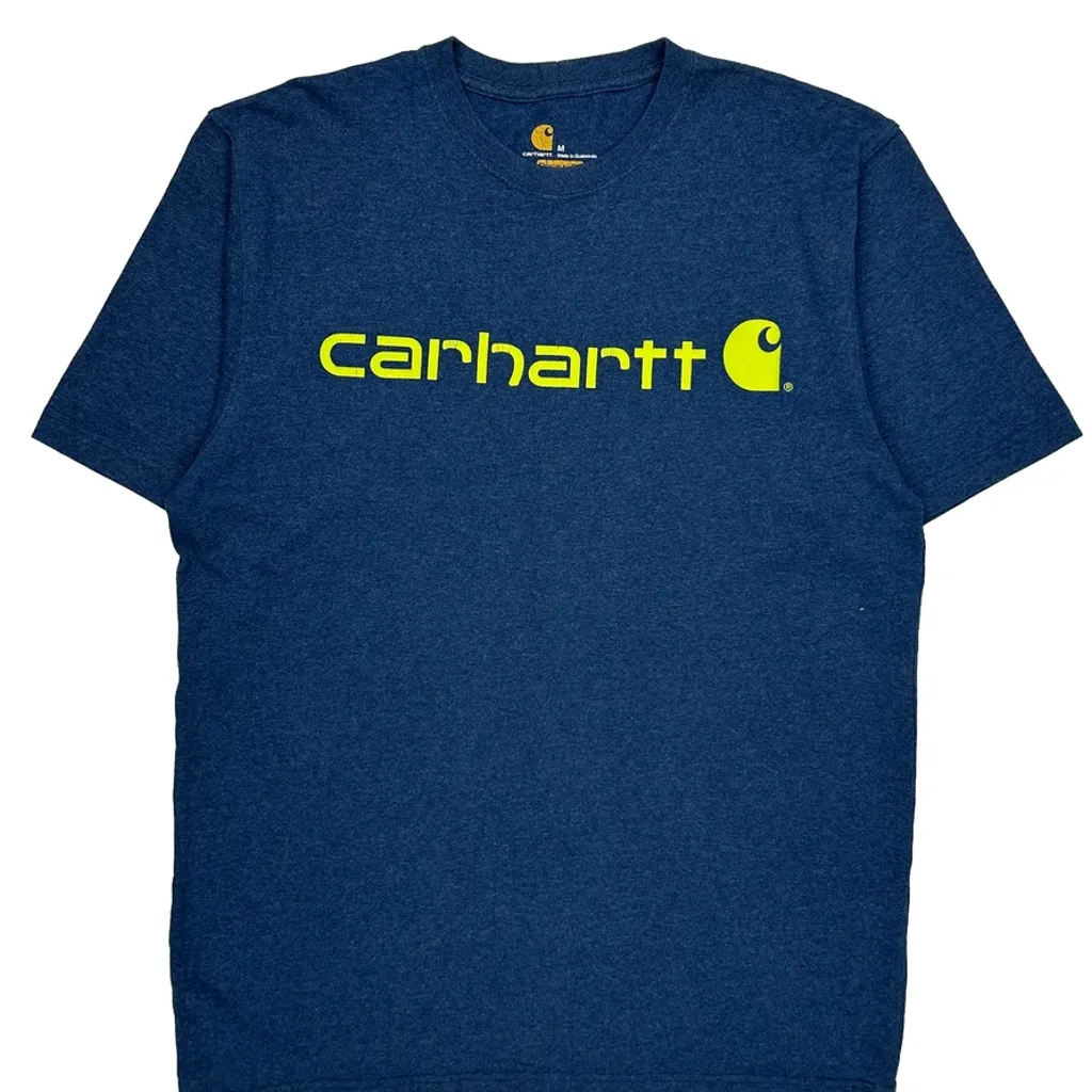 Carhartt T-Shirt - Medium Blue Cotton - Image 5