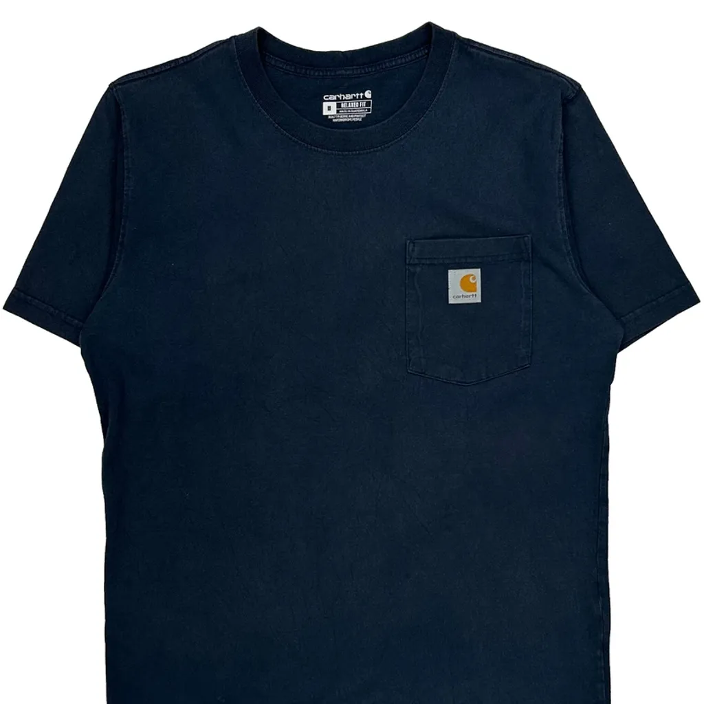Carhartt T-Shirt - Medium Blue Cotton - Image 4