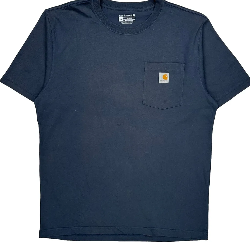 Carhartt T-Shirt - Medium Blue Cotton - Image 5