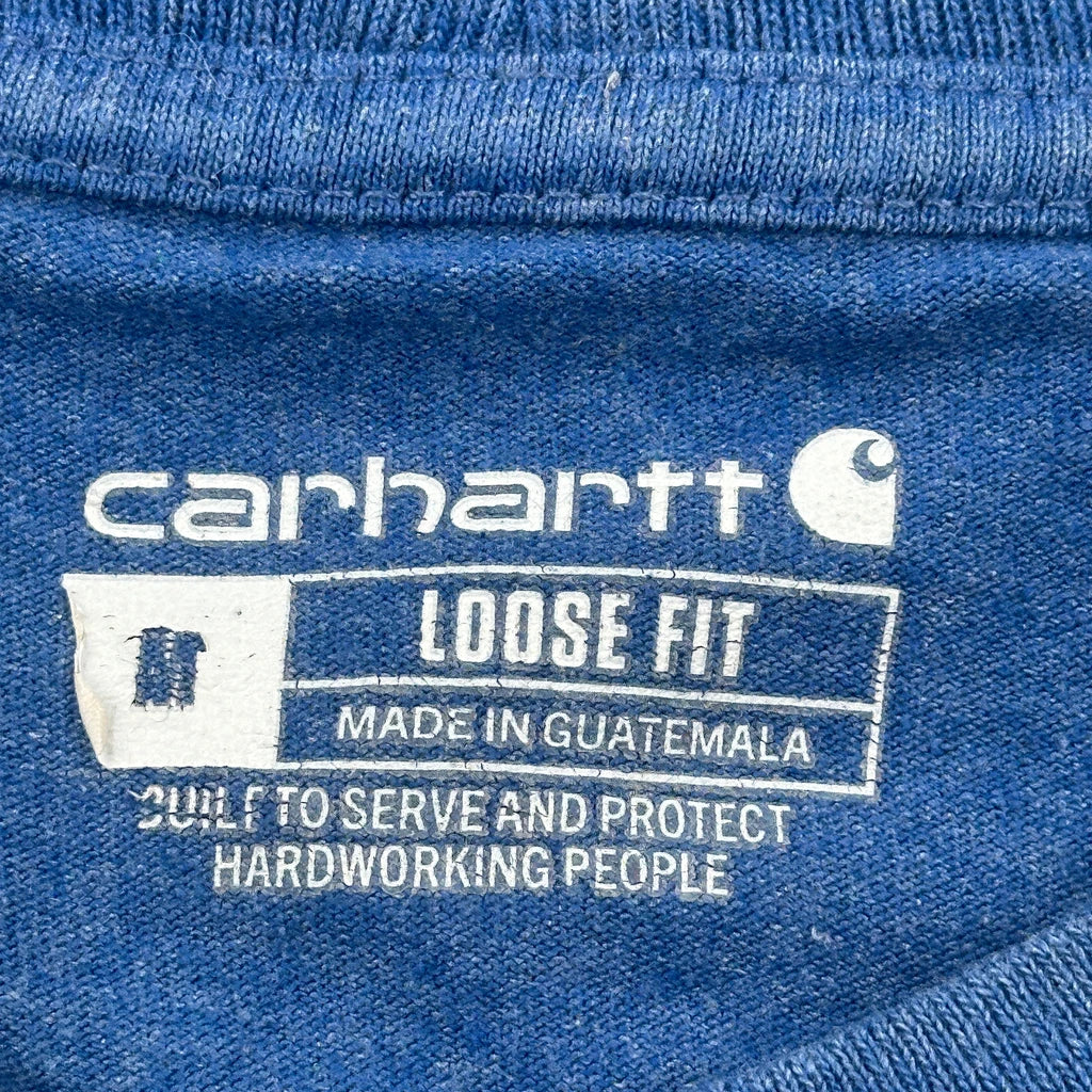 Carhartt T-Shirt - Medium Blue Cotton - Image 3