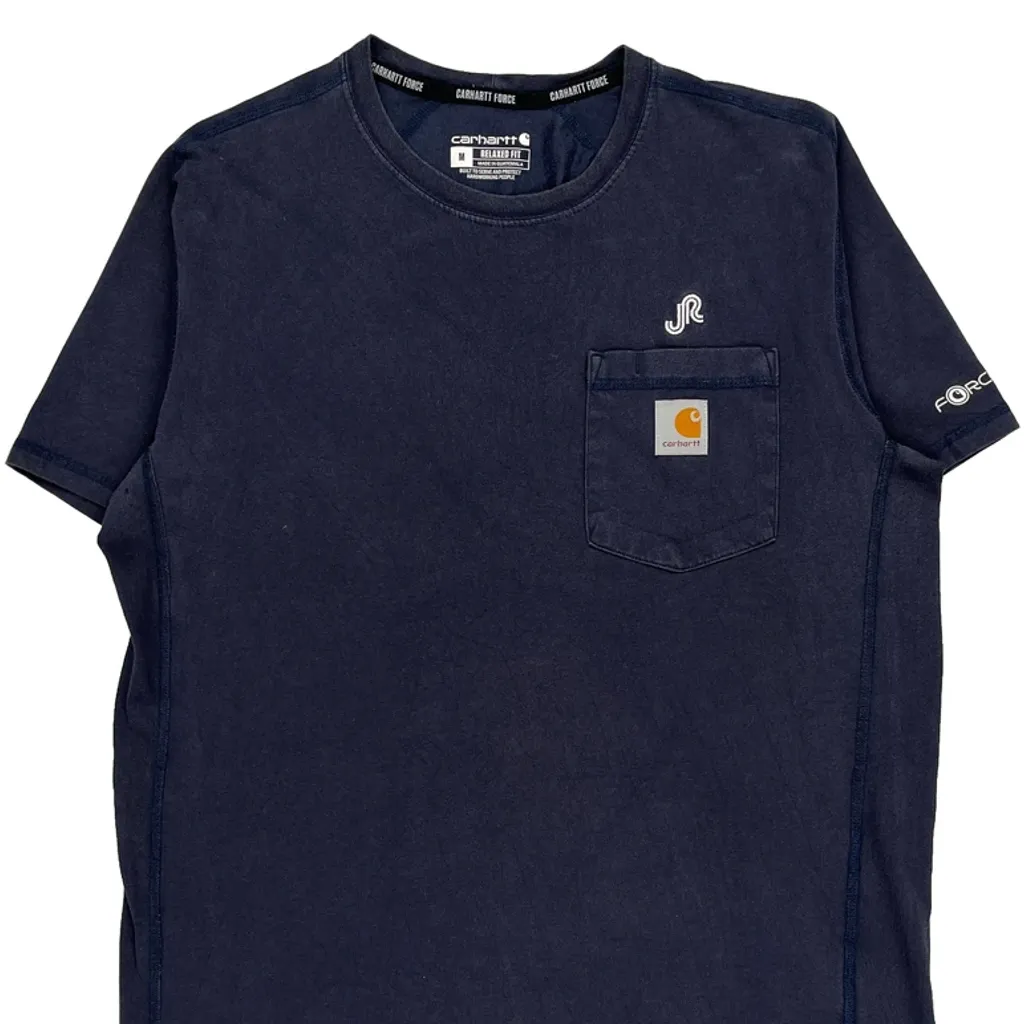 Carhartt T-Shirt - Medium Blue Cotton - Image 4
