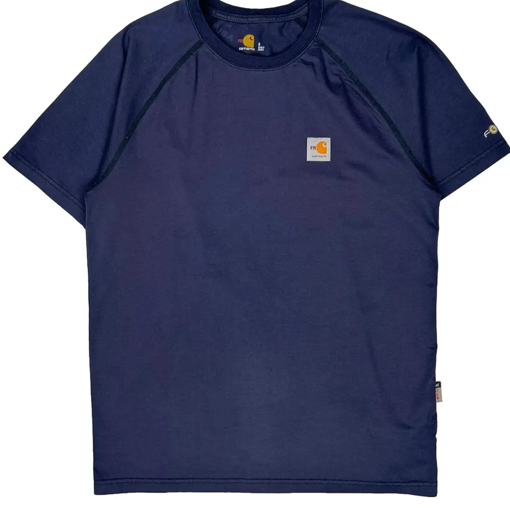 Carhartt T-Shirt - Small Blue Cotton - Image 4