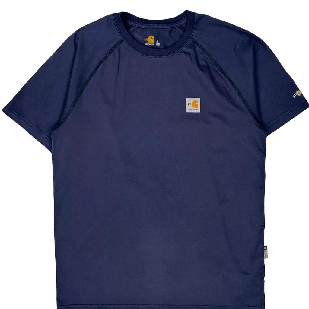 Carhartt T-Shirt - Small Blue Cotton - Image 5