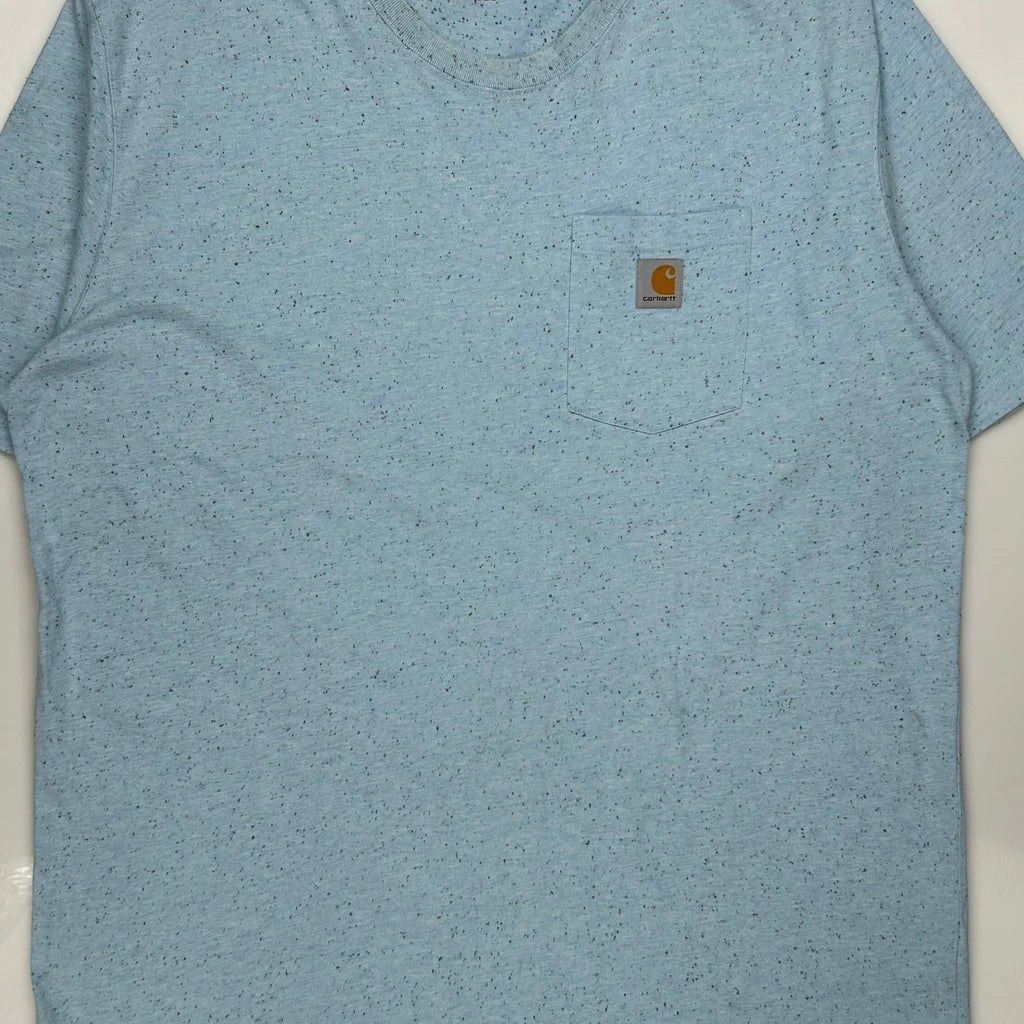 Carhartt Tall T-Shirt - XL Blue Cotton - Image 3