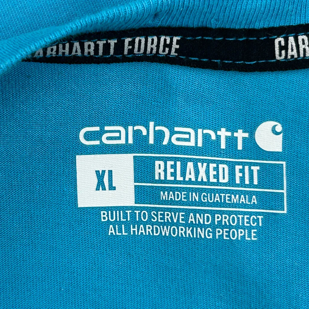 Carhartt T-Shirt - XL Blue Cotton - Image 3