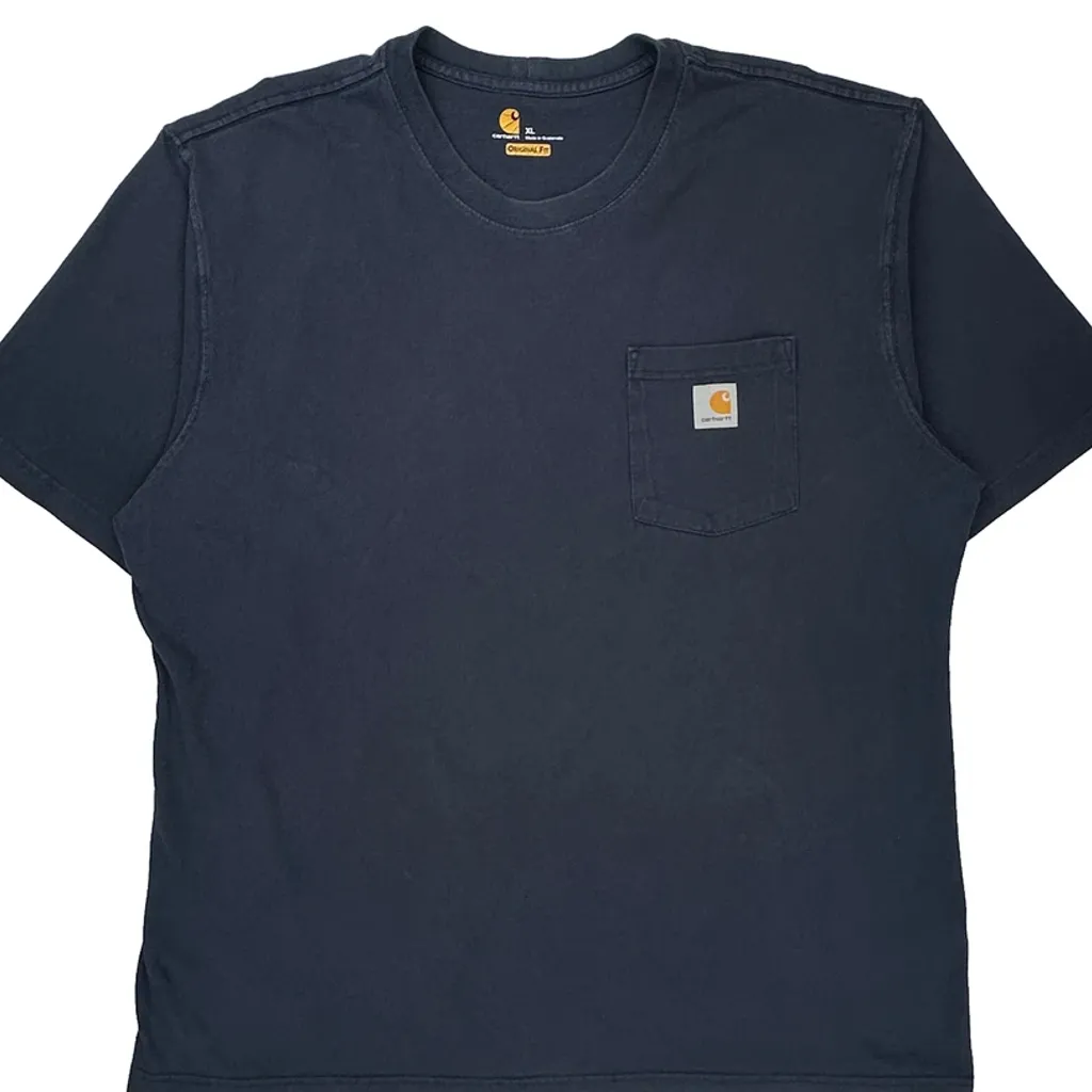 Carhartt T-Shirt - XL Blue Cotton - Image 5