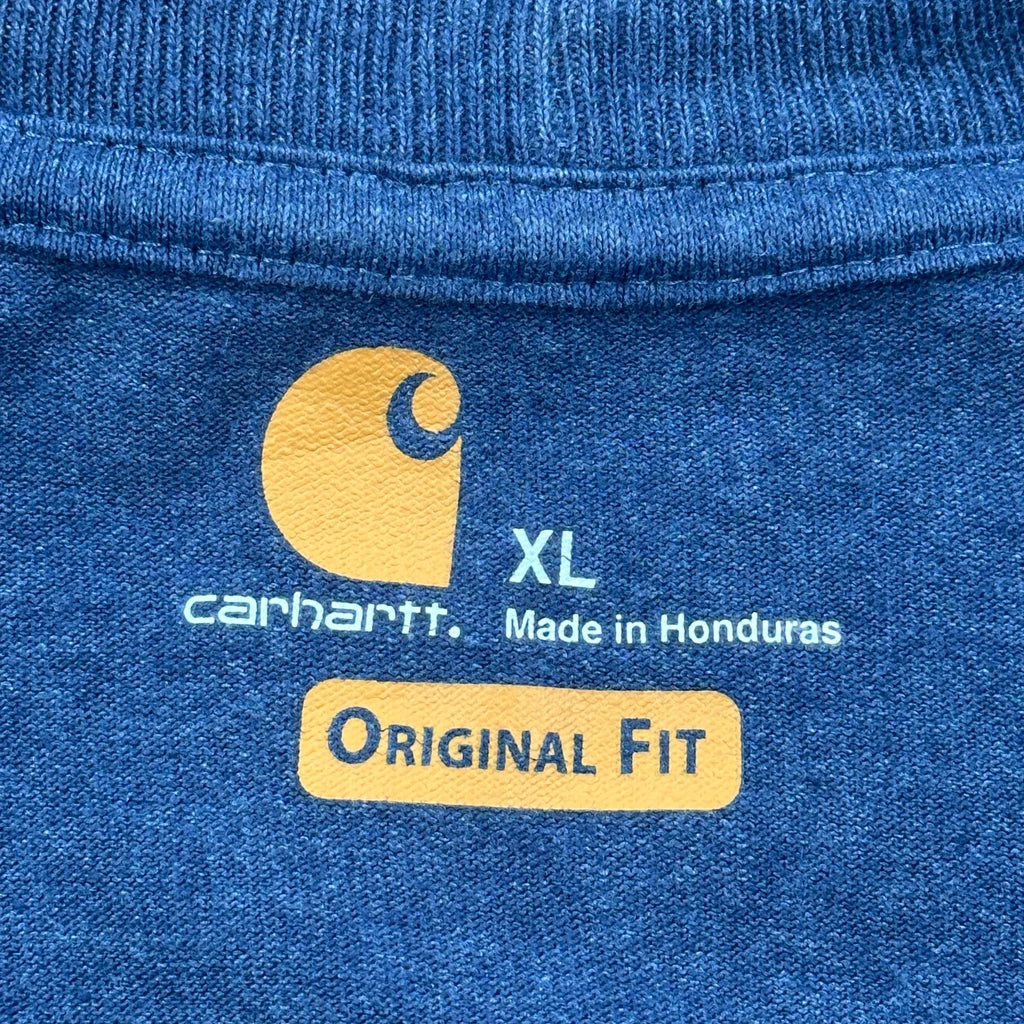 Carhartt T-Shirt - XL Blue Cotton - Image 3