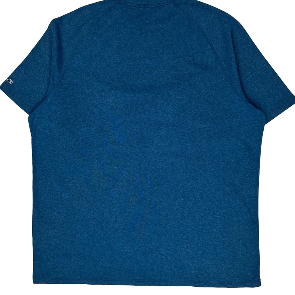 Carhartt T-Shirt - XL Blue Polyester Blend - Image 7