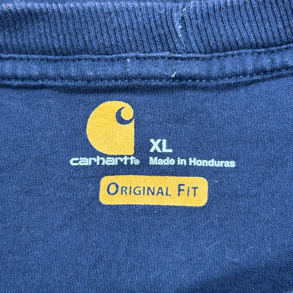 Carhartt T-Shirt - XL Blue Cotton - Image 3