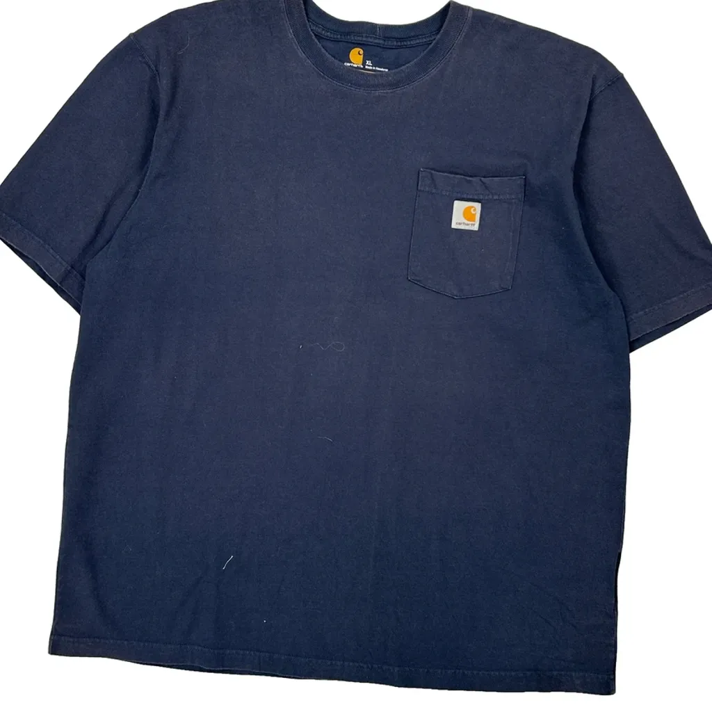 Carhartt T-Shirt - XL Blue Cotton - Image 4