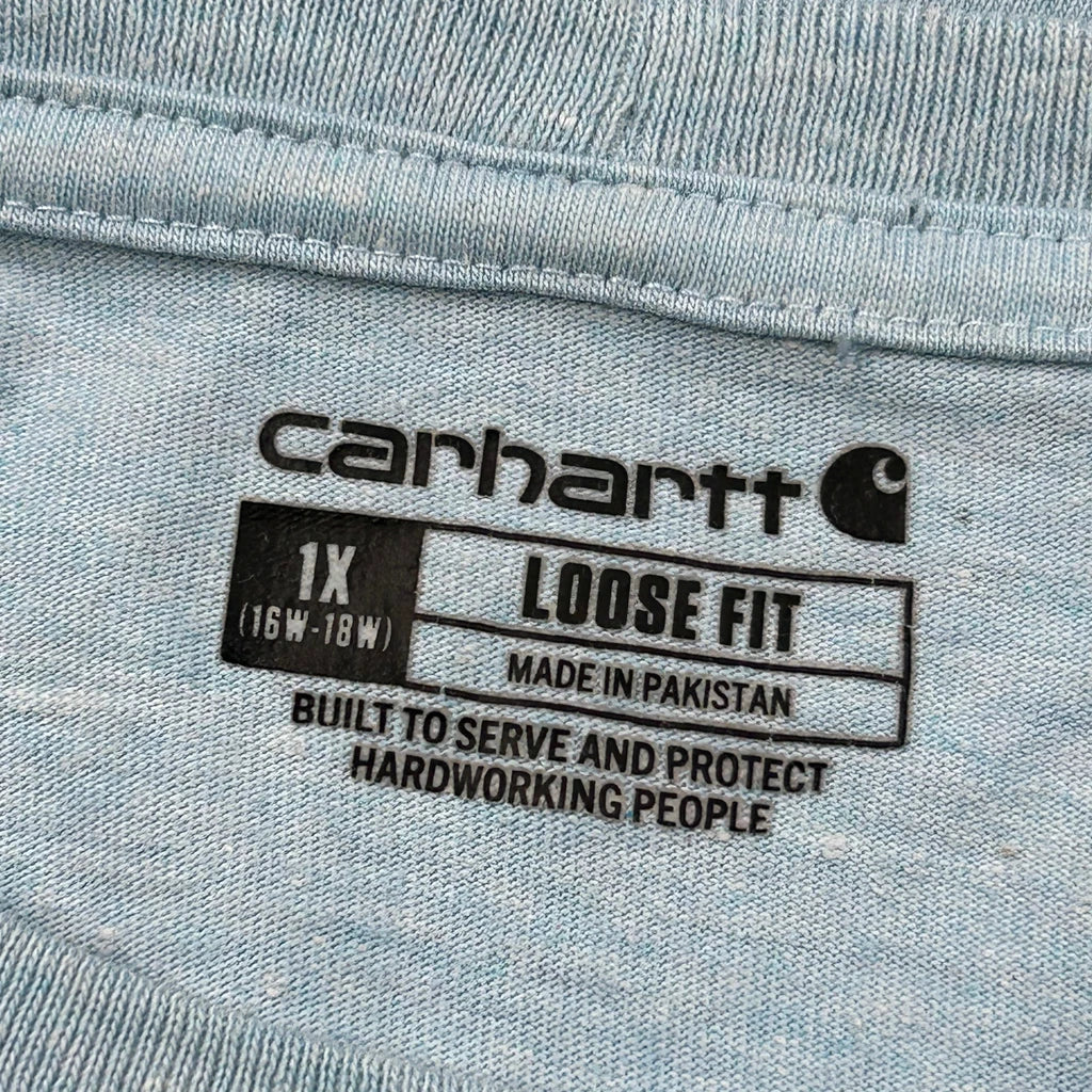 Carhartt T-Shirt - XL Blue Cotton - Image 3