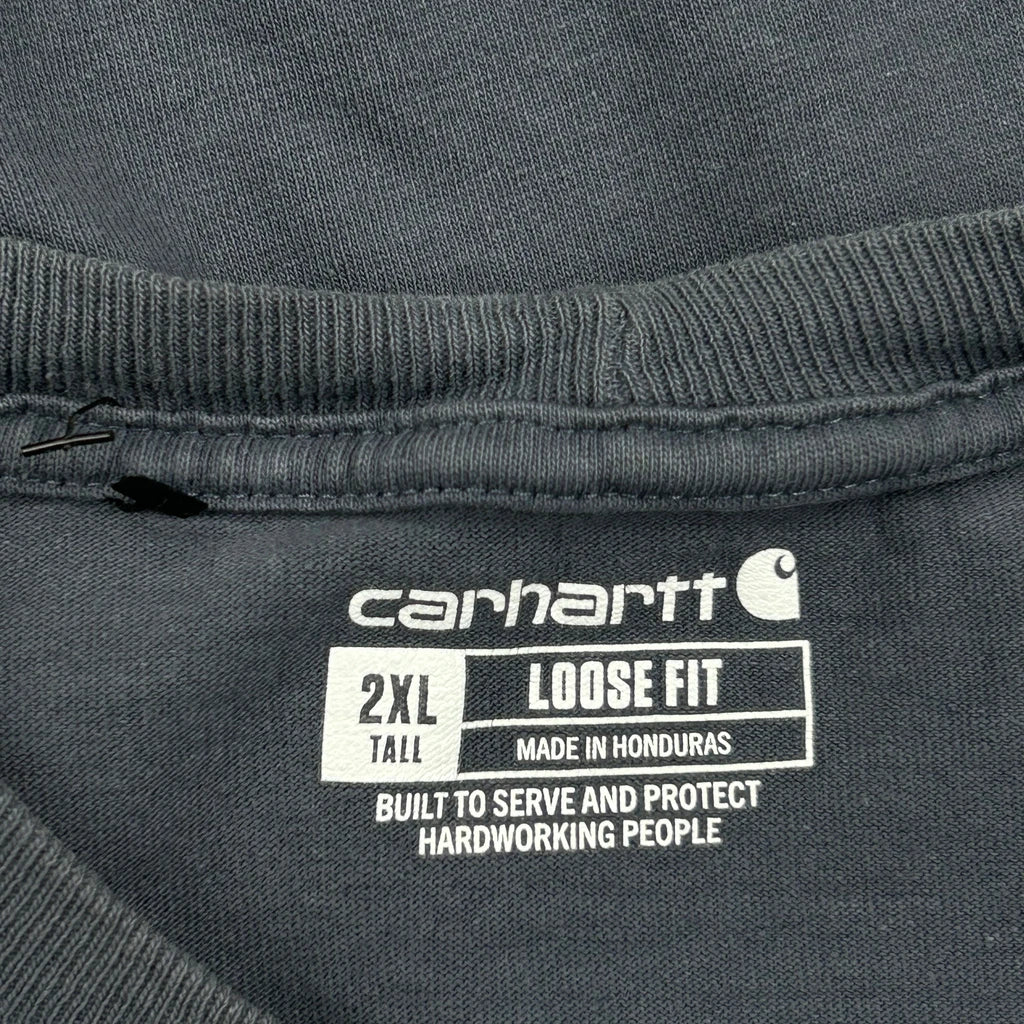 Carhartt T-Shirt - 2XL Blue Cotton - Image 3