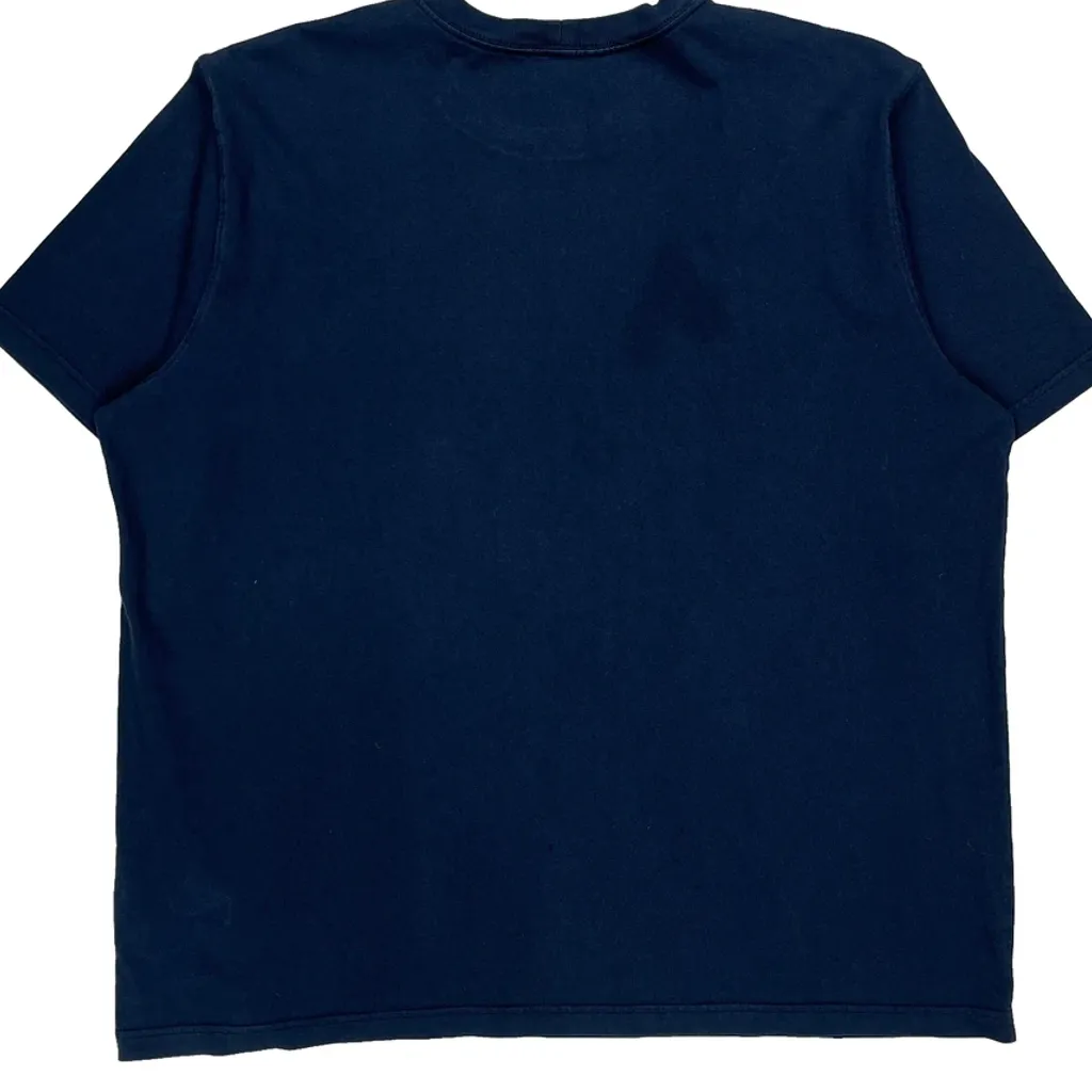 Carhartt Spellout T-Shirt - 2XL Blue Cotton - Image 7