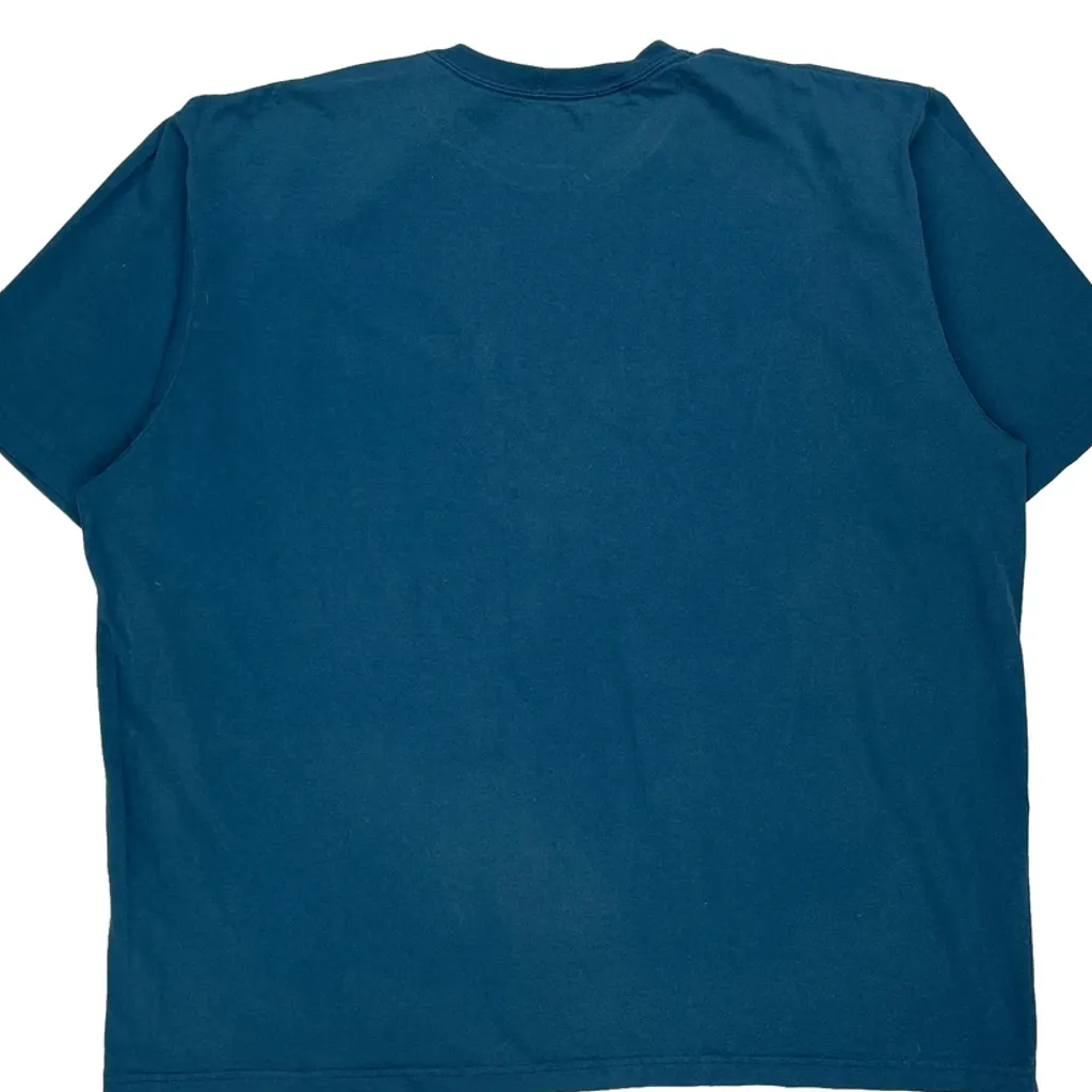 Carhartt T-Shirt - 2XL Blue Cotton - Image 6