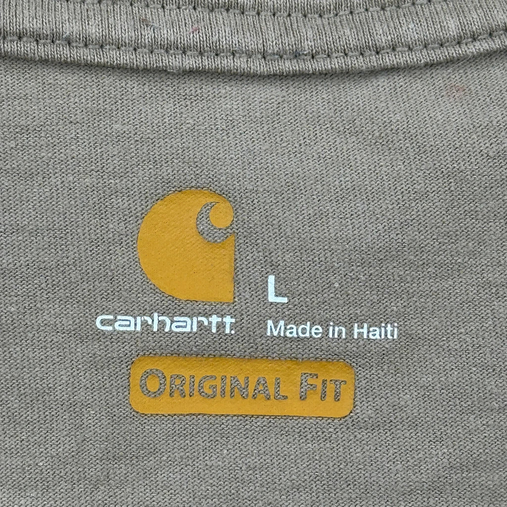 Carhartt T-Shirt - Large Brown Cotton - Image 3