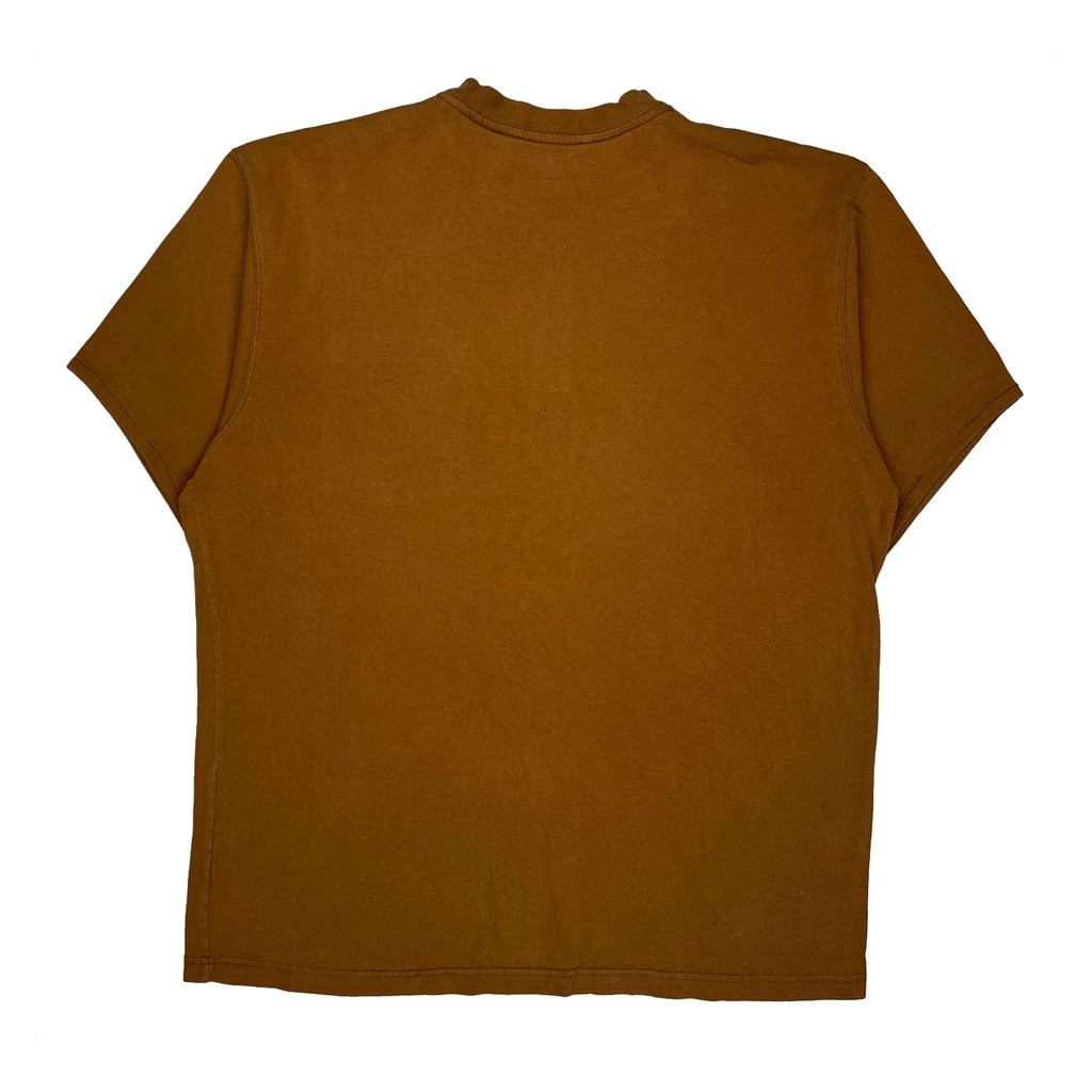 Carhartt T-Shirt - Large Brown Cotton - Image 2