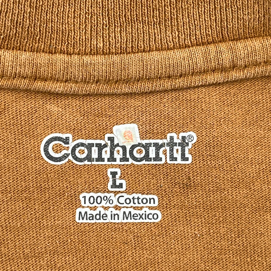 Carhartt T-Shirt - Large Brown Cotton - Image 3