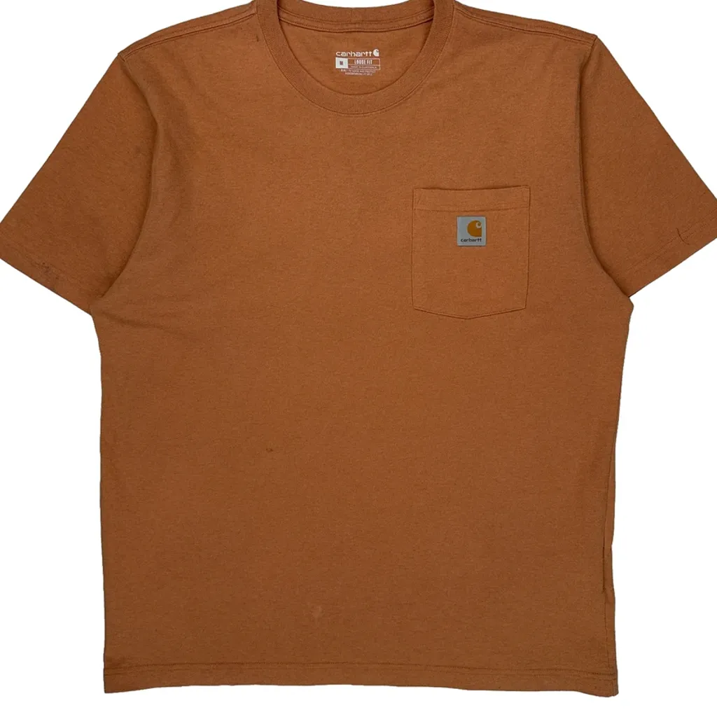 Carhartt T-Shirt - Medium Brown Cotton - Image 4