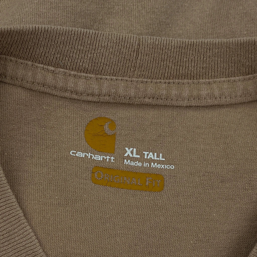 Carhartt Tall T-Shirt - XL Brown Cotton - Image 3