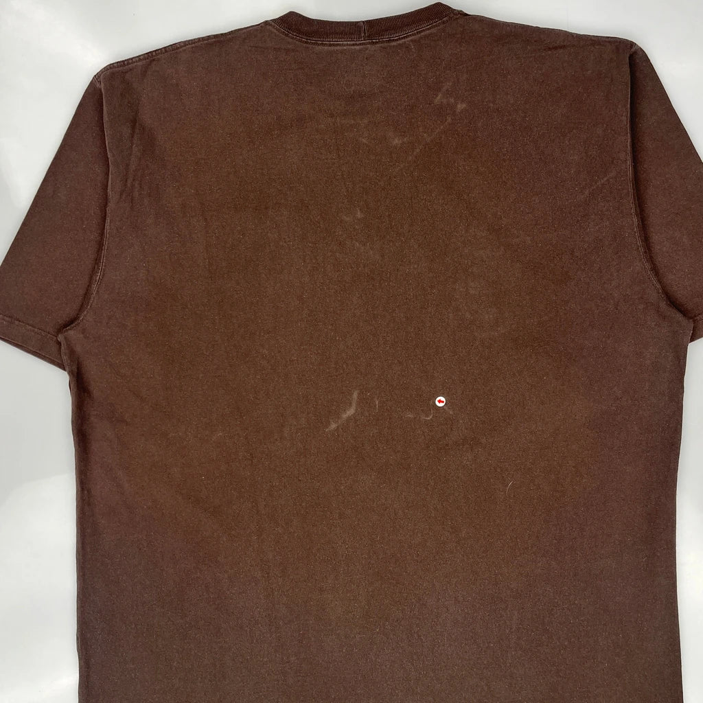 Carhartt Tall T-Shirt - 2XL Brown Cotton - Image 3