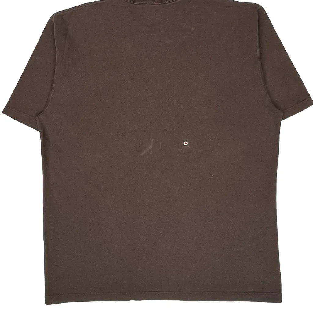 Carhartt Tall T-Shirt - 2XL Brown Cotton - Image 7