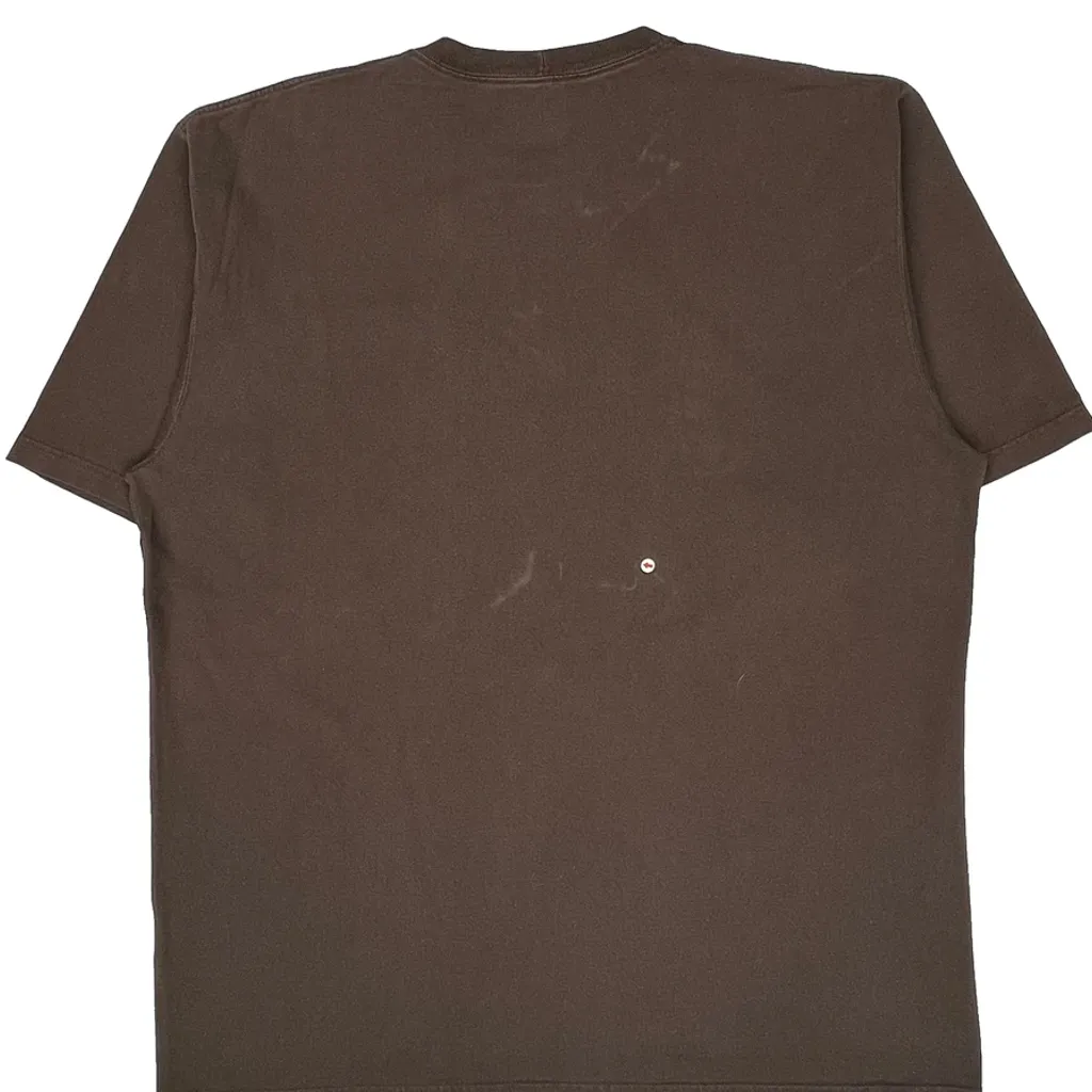 Carhartt Tall T-Shirt - 2XL Brown Cotton - Image 8