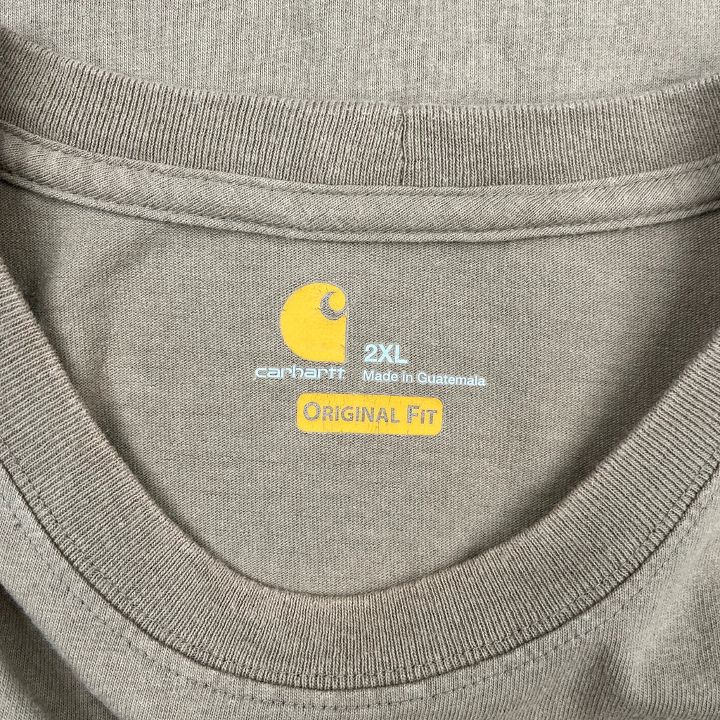 Carhartt T-Shirt - 2XL Brown Cotton - Image 3
