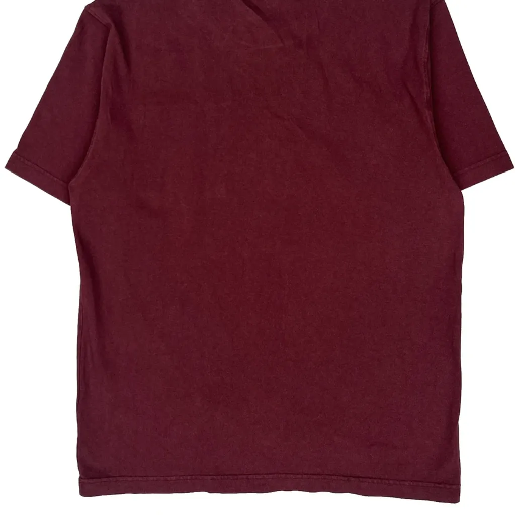 Carhartt T-Shirt - Medium Burgundy Cotton - Image 7
