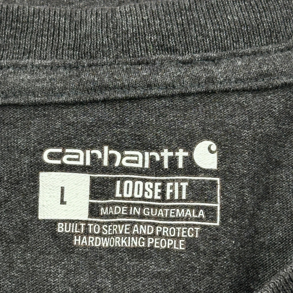 Carhartt T-Shirt - Large Gray Cotton - Image 3