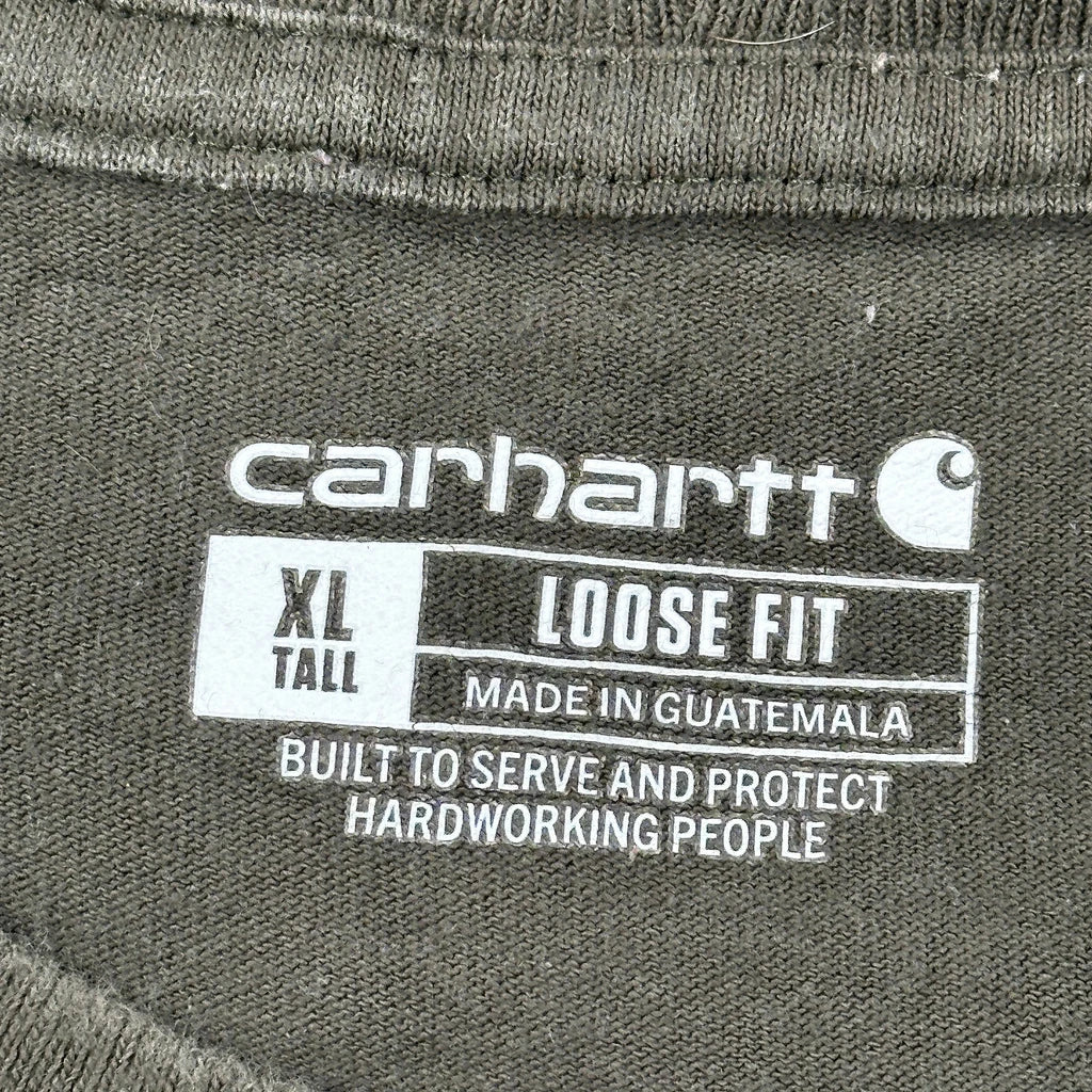 Carhartt Tall T-Shirt - XL Gray Cotton - Image 3