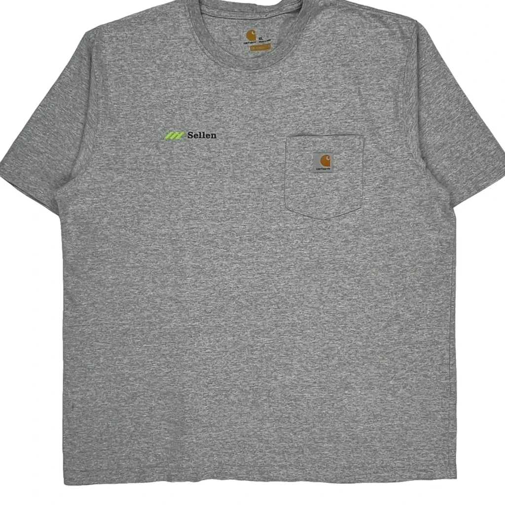 Carhartt T-Shirt - XL Gray Cotton - Image 5
