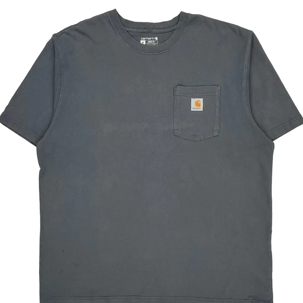 Carhartt T-Shirt - XL Gray Cotton - Image 4