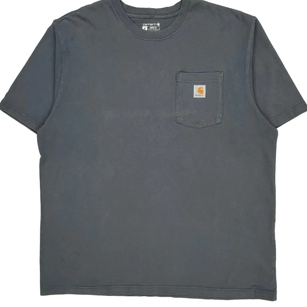 Carhartt T-Shirt - XL Gray Cotton - Image 5