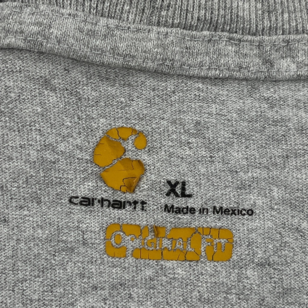 Carhartt T-Shirt - XL Gray Cotton - Image 3